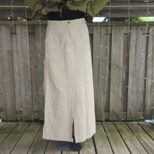 Hemp Blend Long Skirt